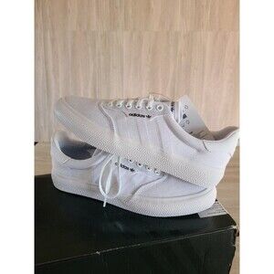 Adidas B22705 White Sneakers – M8/W9, Minimalist Mesh, Trefoil Logo Classic